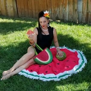 Pinup Watermelon Beach  🍉 Throw